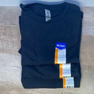 Set of 3‎ Gildan Heavy Cotton Youth T-shirts Black Medium
